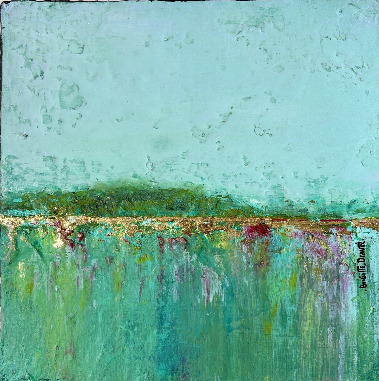 Silent morning Brigitte Dravet Original painting for sale