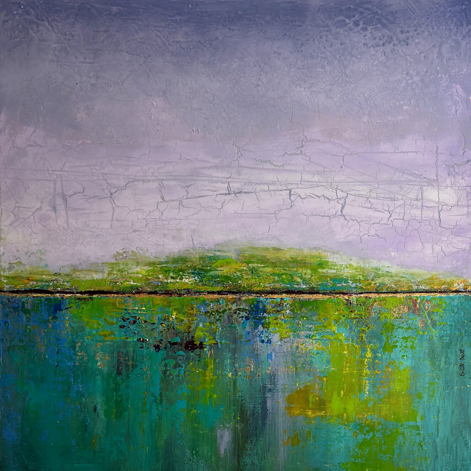 I have a dream Brigitte Dravet Original painting for sale