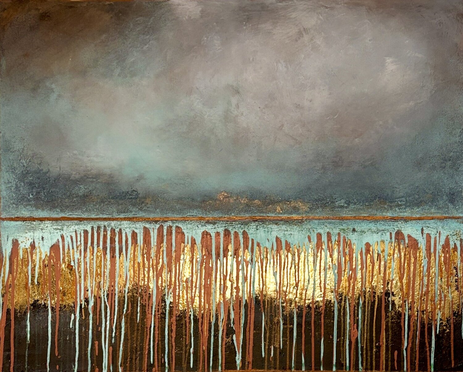 Éclats du temps Brigitte Dravet Original painting for sale