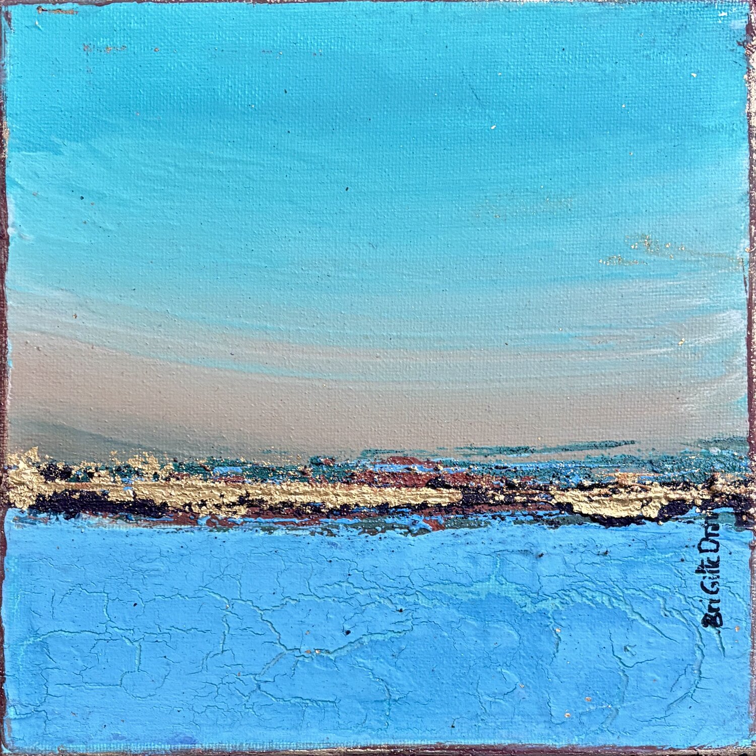 Horizon 60 Brigitte Dravet Original painting for sale