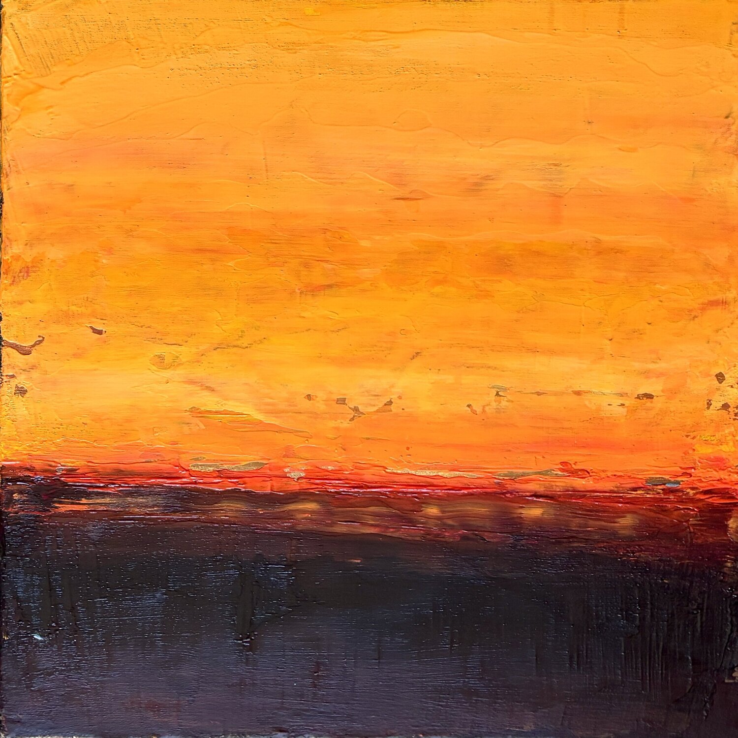 Light my fire Brigitte Dravet Original painting for sale