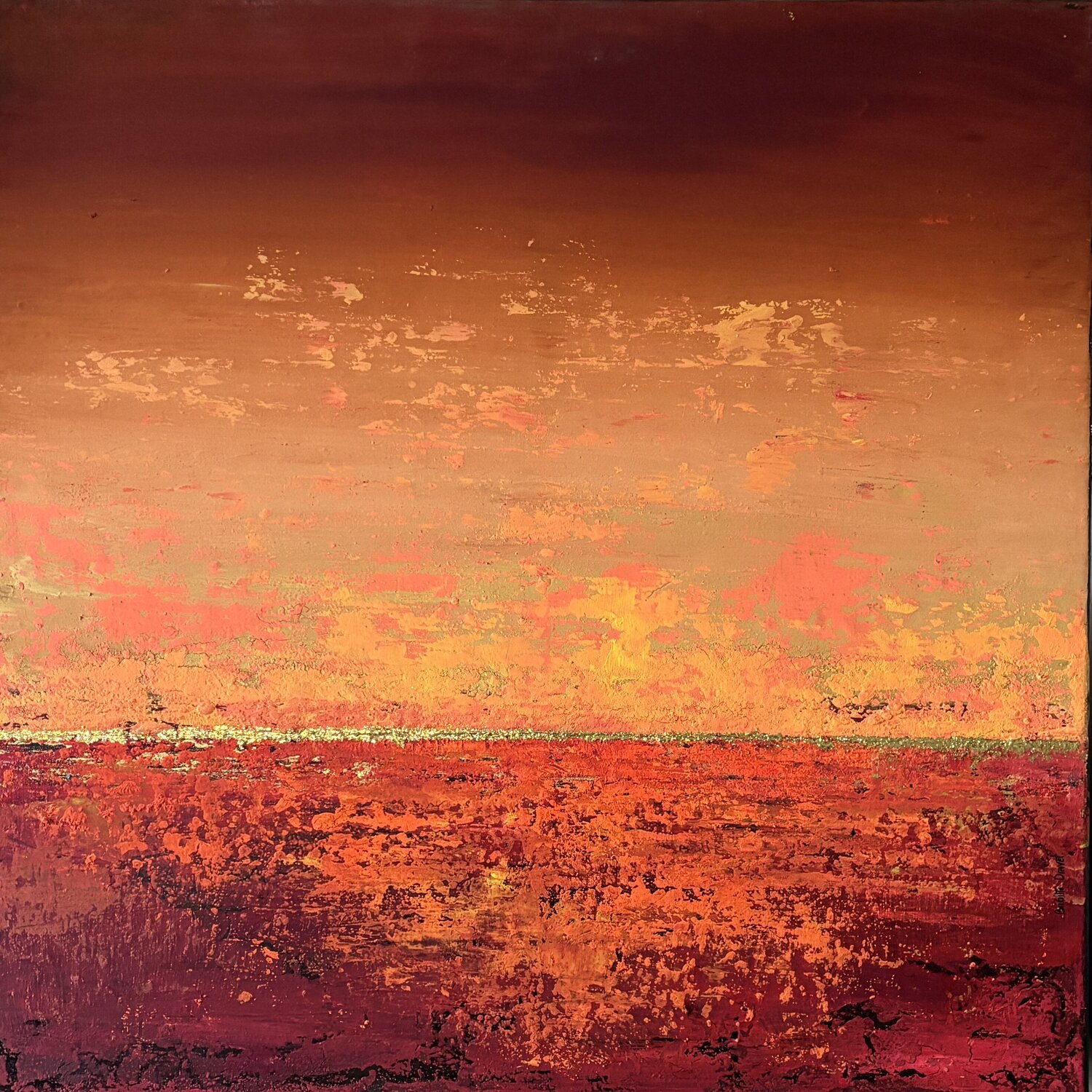 A Magic Sunlight Brigitte Dravet Original painting for sale