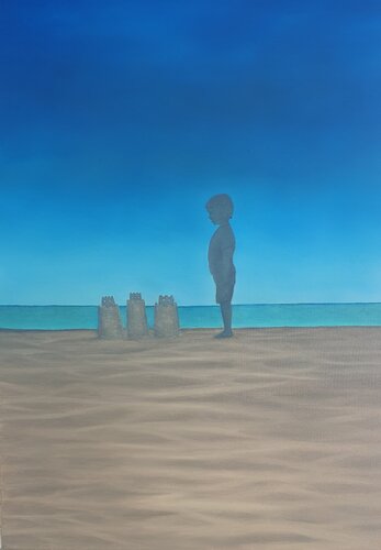 Tre torri by Elisa Spagnoli, Painting for Sale on Select
