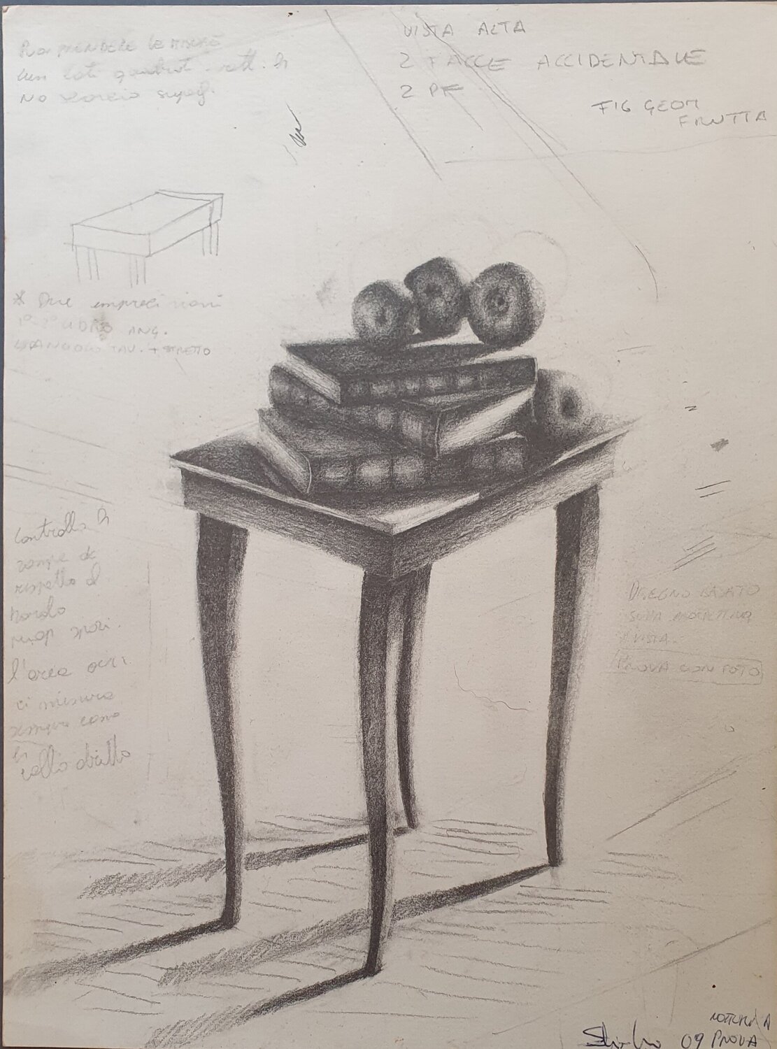 Prova notturna Elisa Spagnoli Drawing for sale