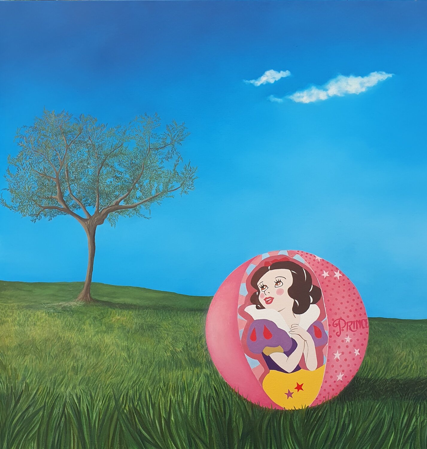 Biancaneve Altrove Elisa Spagnoli Original painting for sale
