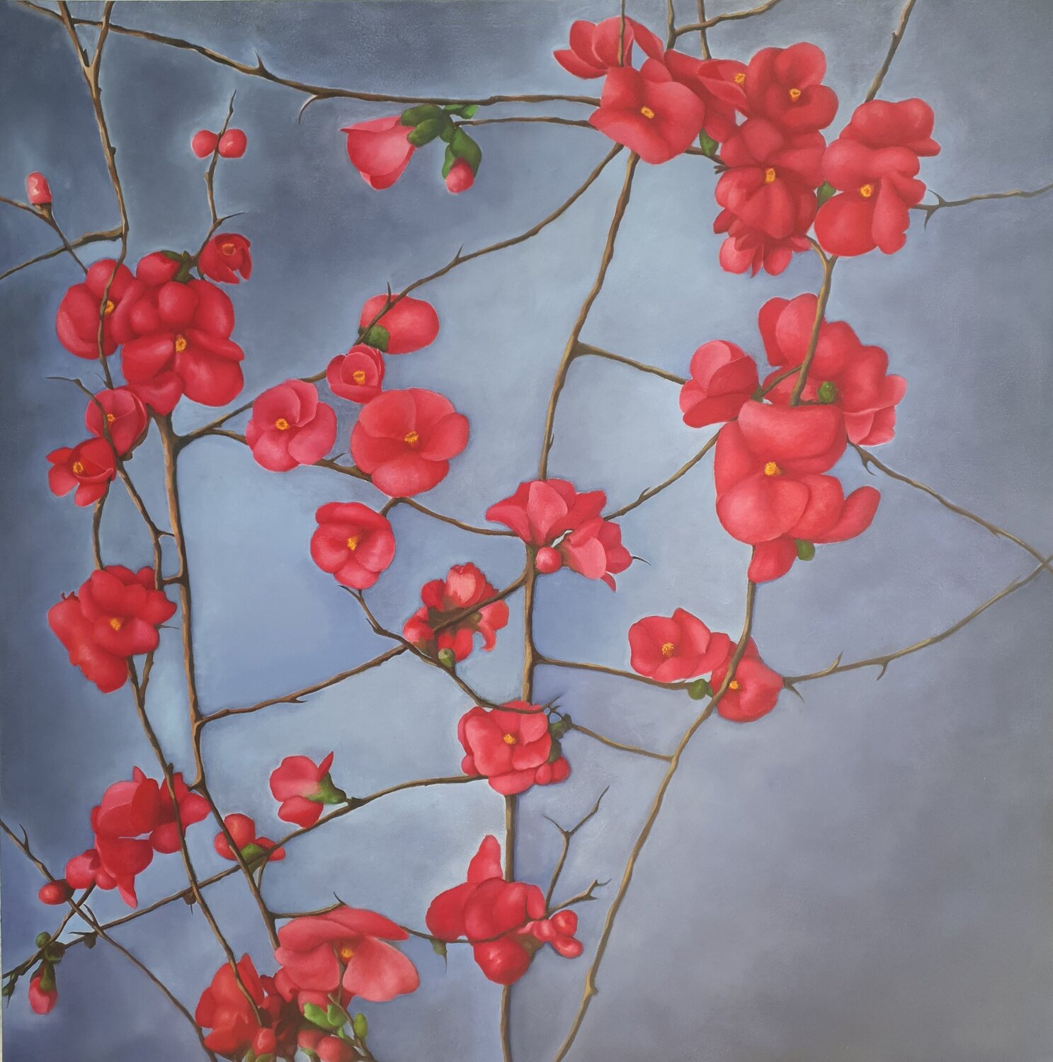 Fiori invernali Elisa Spagnoli Original painting for sale