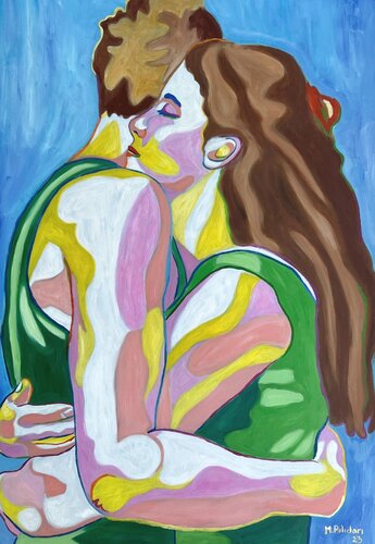 Printemps suspendu #2, Serre moi fort by Mathilde Polidori, Painting for Sale on Select