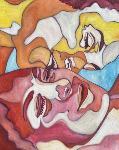 Autumn Kiss by Mathilde Polidori, Painting for Sale on Select