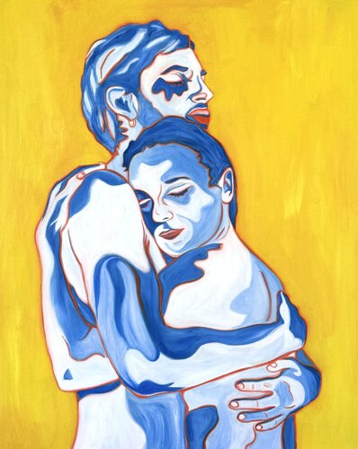 l'Etreinte by Mathilde Polidori, Painting for Sale on Select