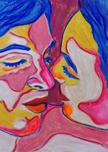 Fauve love by Mathilde Polidori, Painting for Sale on Select