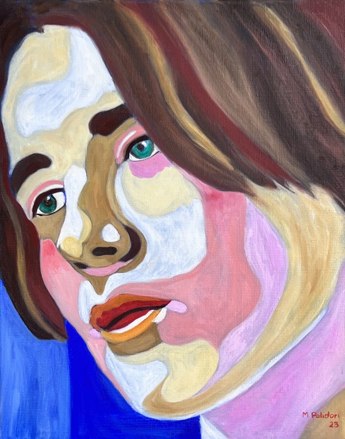 Velours#6 Mathilde Polidori Original painting for sale