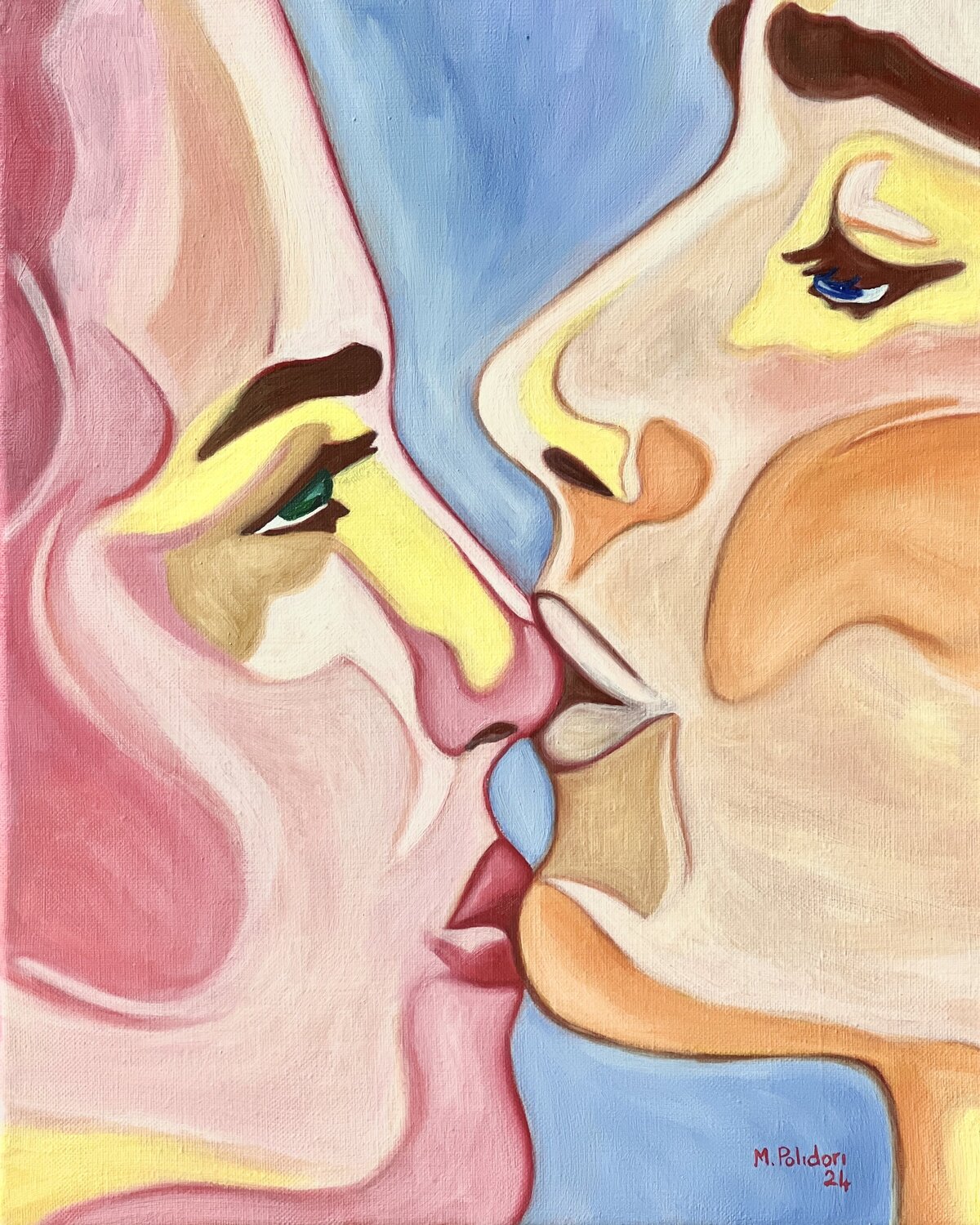 Avant l'été Mathilde Polidori Original painting for sale