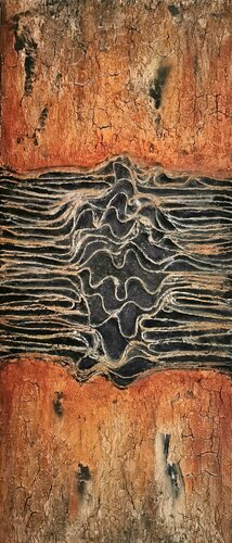 Kordelgeschichte -  Der aus der Reihe Tanzt by Eva Vogt, Painting for Sale on Select