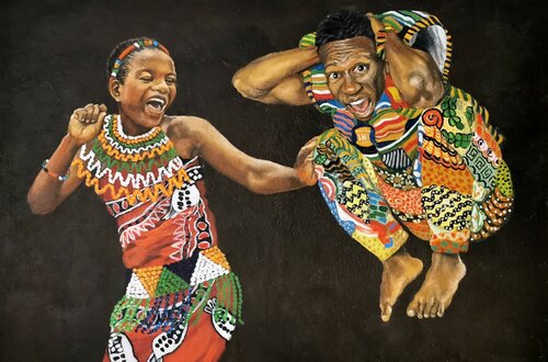 Im Tanzrausch by Eva Vogt, Painting for Sale on Select