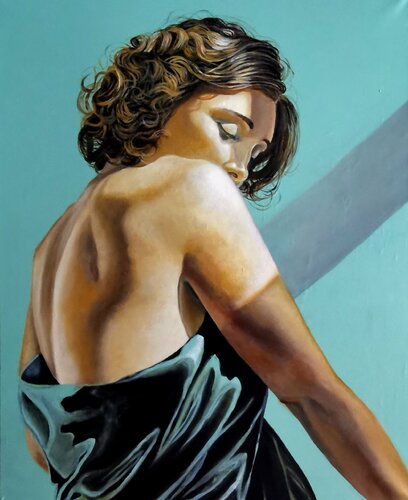 Rückblick by Eva Vogt, Painting for Sale on Select