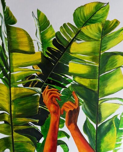 Im Anklang 2 by Eva Vogt, Painting for Sale on Select