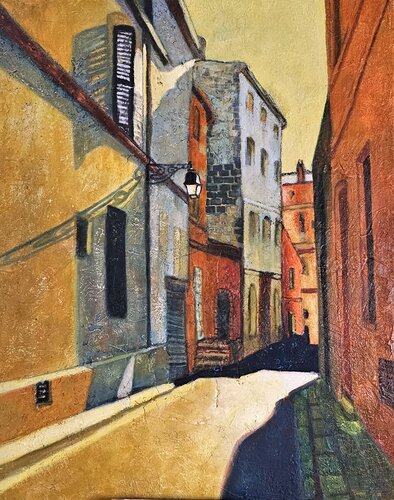 Es war ein sonniger Tag by Eva Vogt, Painting for Sale on Select