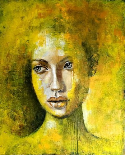 Was siehst du? by Eva Vogt, Painting for Sale on Select