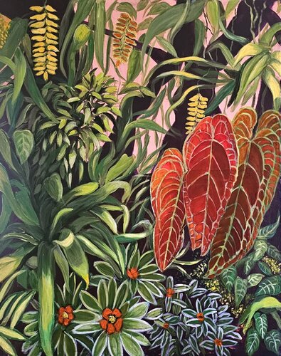 Rettet die Regenwälder by Eva Vogt, Painting for Sale on Select