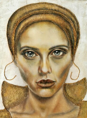 Lach doch wieder by Eva Vogt, Painting for Sale on Select