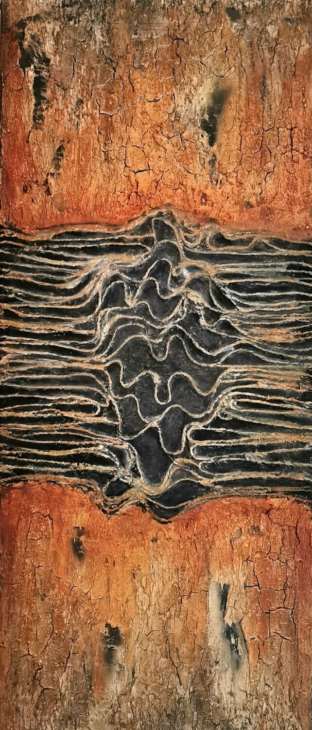 Kordelgeschichte -  Der aus der Reihe Tanzt Eva Vogt Original painting for sale