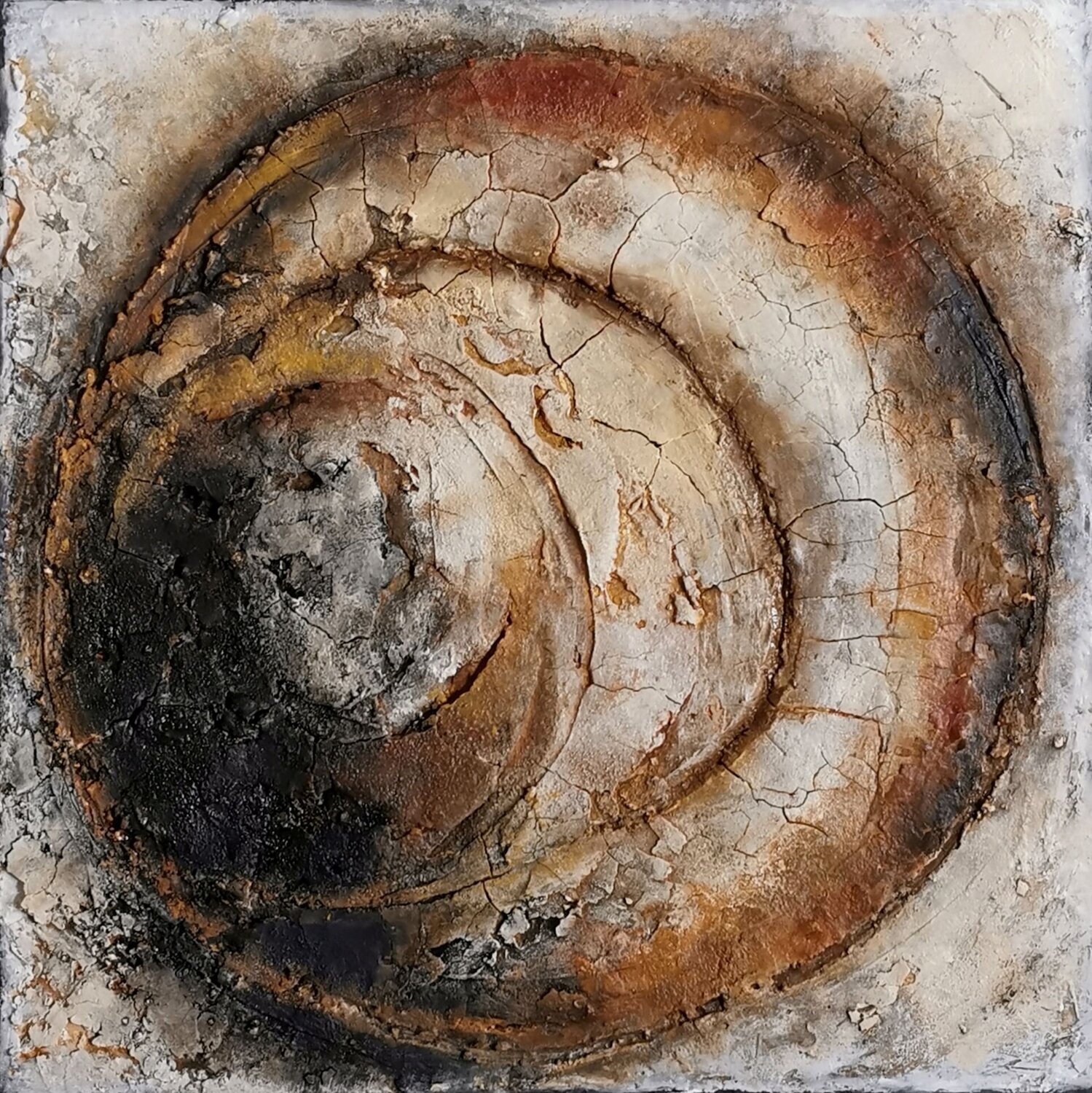 Schneckenhaus Eva Vogt Original painting for sale