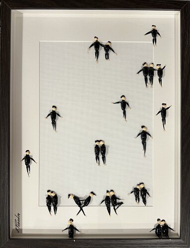 Action.Freiheit Vl56 by Eka Peradze, Painting for Sale on Select