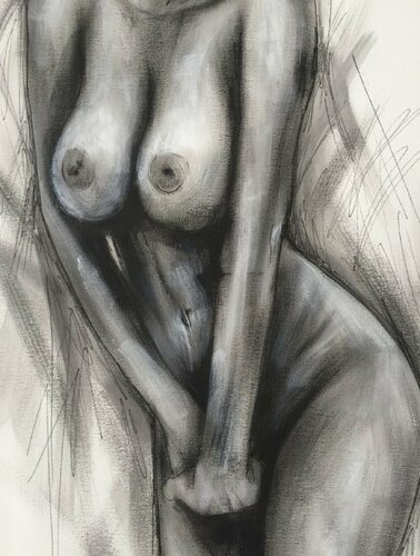 Frau by Eka Peradze, Painting for Sale on Select
