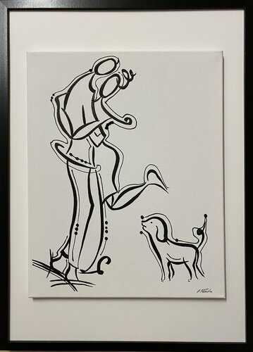 Action. Love by Eka Peradze, Painting for Sale on Select