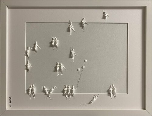 Action. Action.Freiheit.-1LE by Eka Peradze, Painting for Sale on Select
