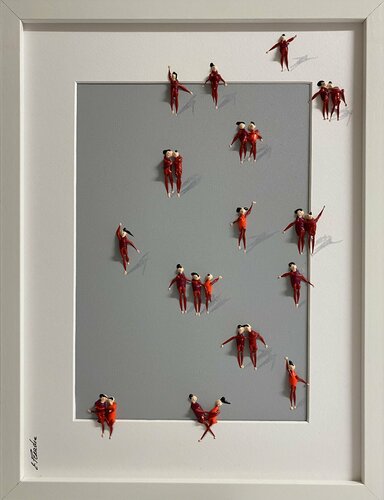 Action. Action.Freiheit.-1GZU by Eka Peradze, Painting for Sale on Select
