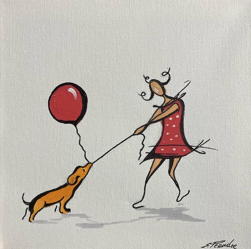 Liebe by Eka Peradze, Painting for Sale on Select