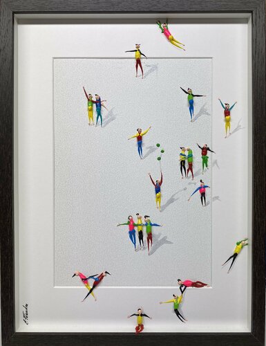 Action. Love.Freiheit.-1PZ by Eka Peradze, Painting for Sale on Select