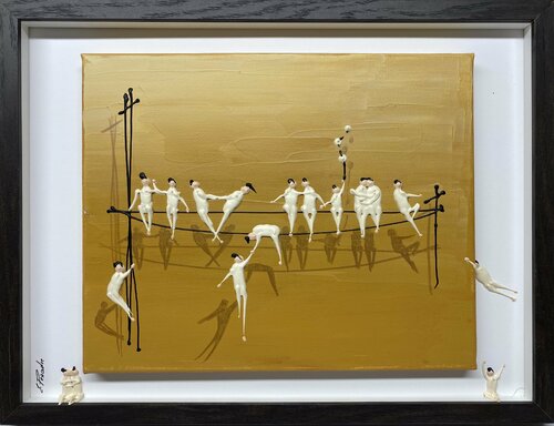 Action. Action.Freiheit.-Tz by Eka Peradze, Painting for Sale on Select