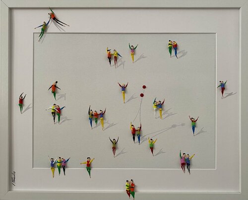 Action. Love.Freiheit.-1LE by Eka Peradze, Painting for Sale on Select