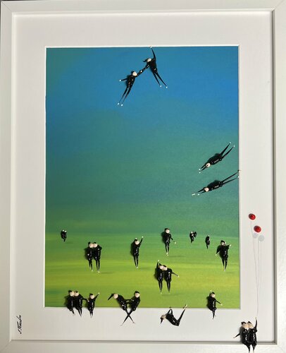 Day on the beach I by Eka Peradze, Painting for Sale on Select