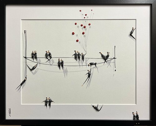 Action. Freedom. Love. EKA♥️Po by Eka Peradze, Painting for Sale on Select