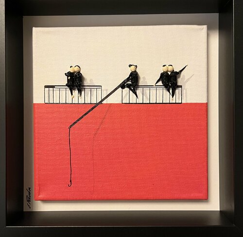 Action.Freedom. Love ❤️ IPÖ by Eka Peradze, Painting for Sale on Select
