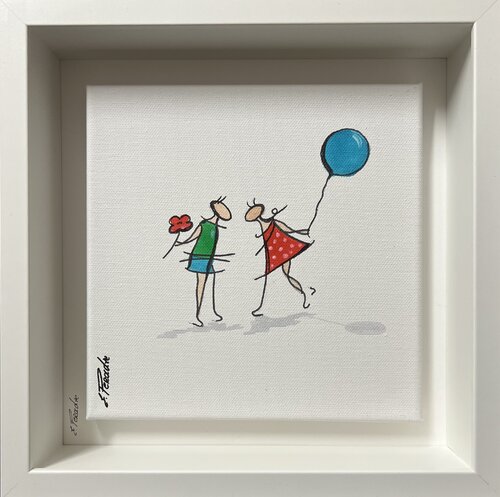 Action. Love ❤️Freedom.Eka.🌹 by Eka Peradze, Painting for Sale on Select