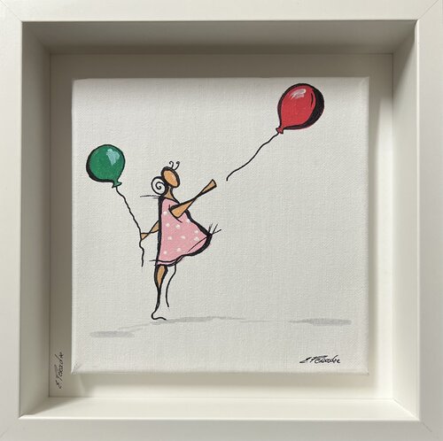 Action. Love ❤️Freedom♥️Vö by Eka Peradze, Painting for Sale on Select