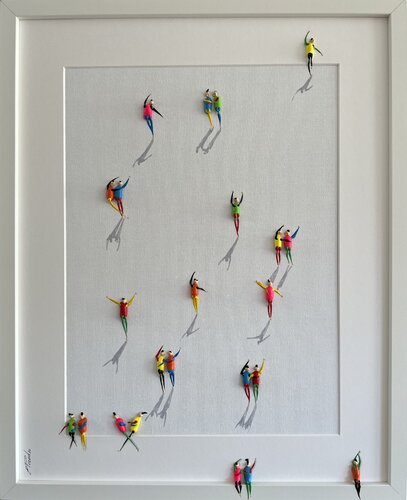 Action. Freedom. Love. EKA♥️P♥️ by Eka Peradze, Painting for Sale on Select
