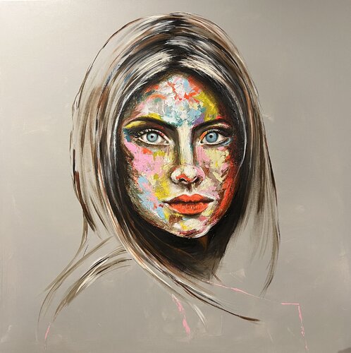 Frau. ♥️ by Eka Peradze, Painting for Sale on Select