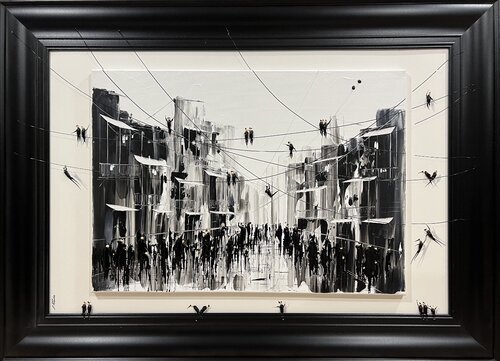 Action.In the city I♥️♥️Eka by Eka Peradze, Painting for Sale on Select