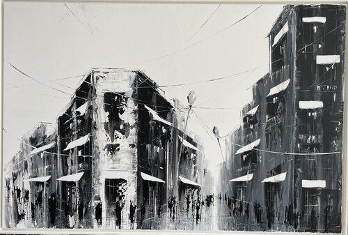 Stadt by Eka Peradze, Painting for Sale on Select