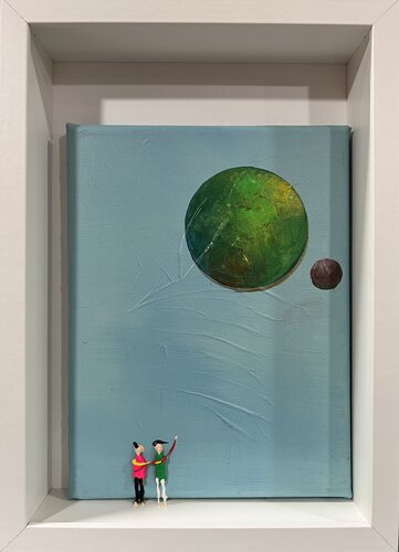 Action.Action.Freedom. by Eka Peradze, Painting for Sale on Select