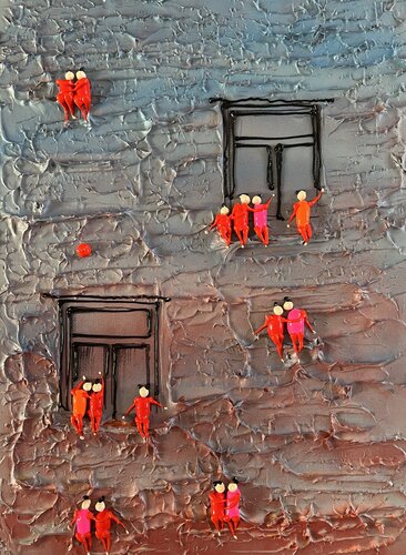 ACTION.3D FREEDOM. EKA PERADZE ART by Eka Peradze, Painting for Sale on Select