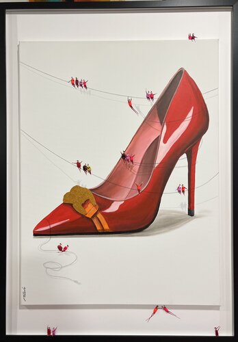 Action.Action.Freedom. by Eka Peradze, Painting for Sale on Select