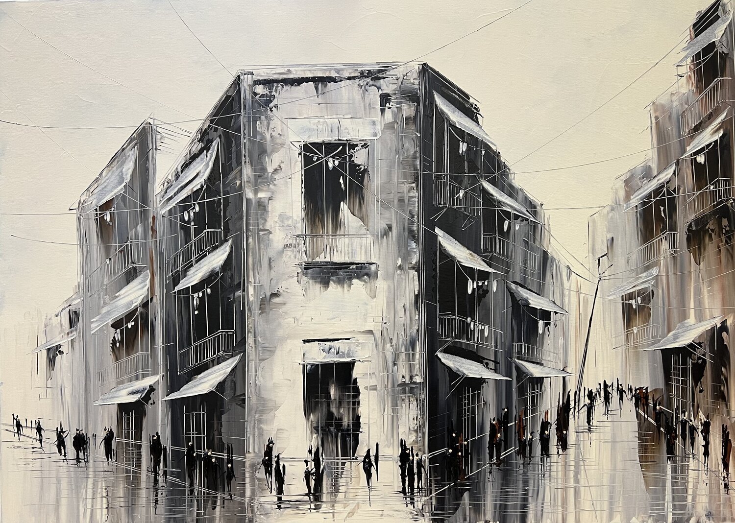 In the city. Eka Peradze Eka Peradze Original painting for sale