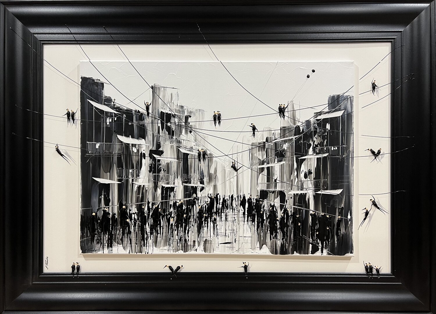 Action.In the city I♥️♥️Eka Eka Peradze Original painting for sale