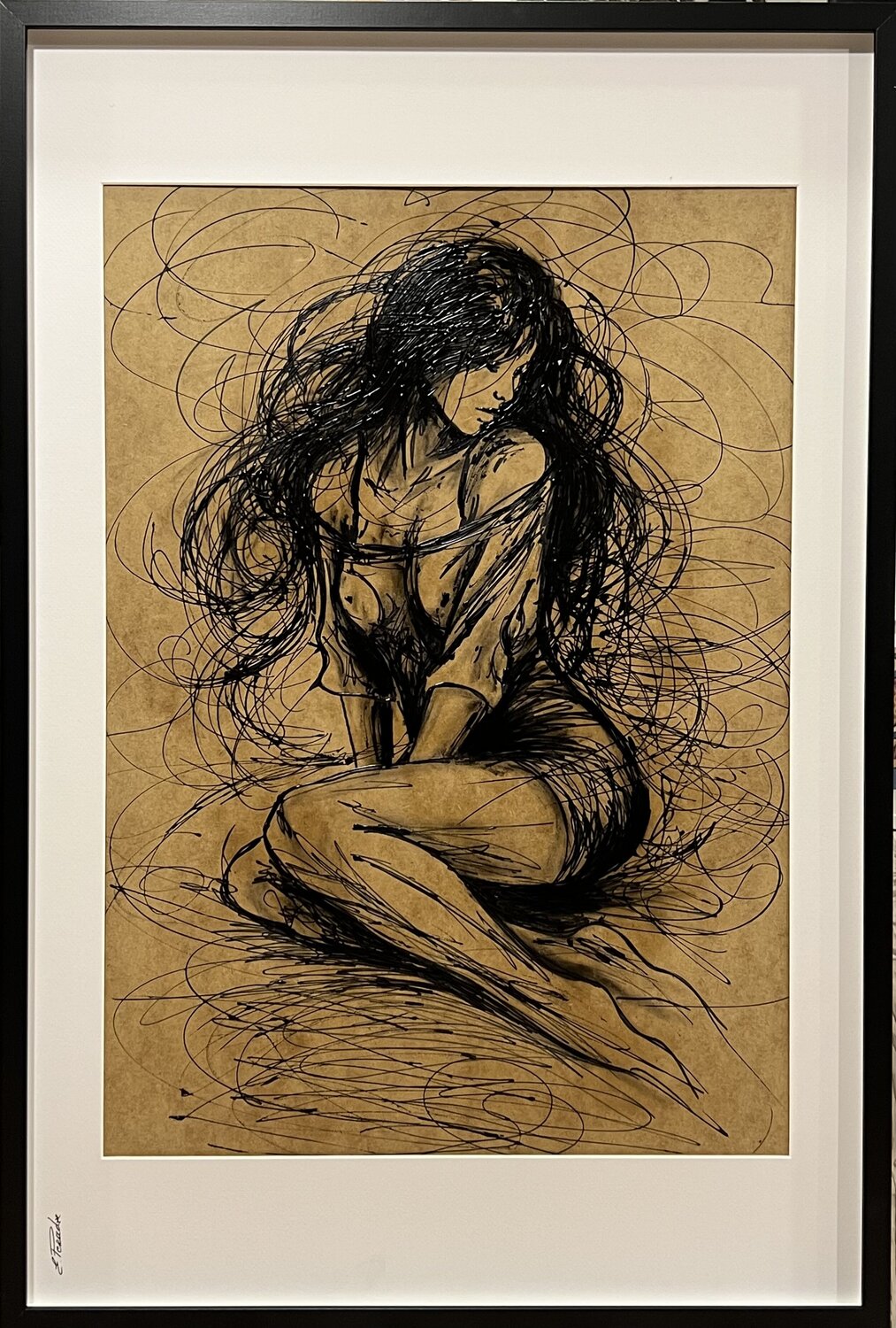 Unspoken Feelings Eka Peradze Original painting for sale